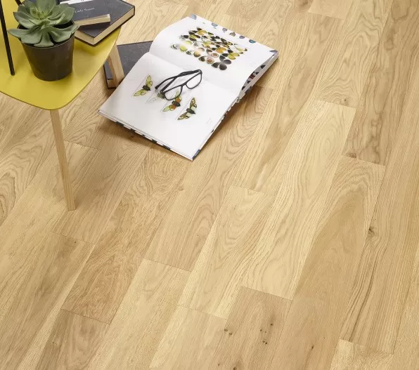 14mm x 125mm Brushed & Lacquered Oak