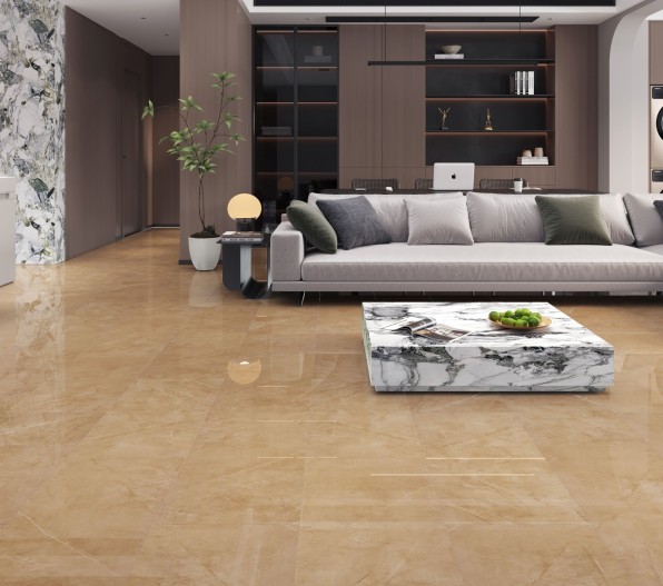 High Gloss Tile Carrera Beige 8mm