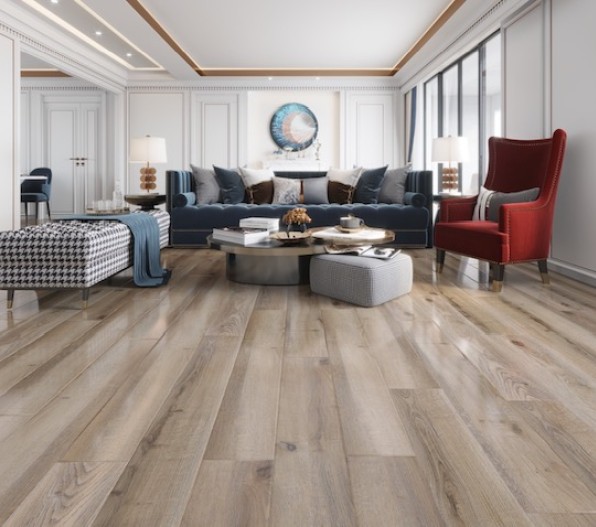 High Gloss Griege Oak 12mm