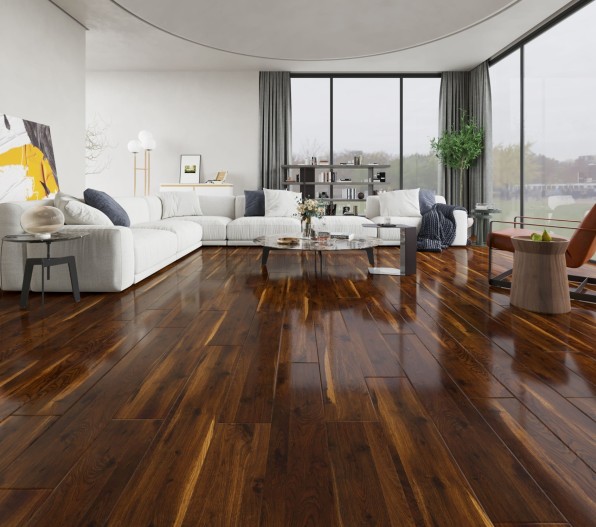 High Gloss Truffle Oak 12mm