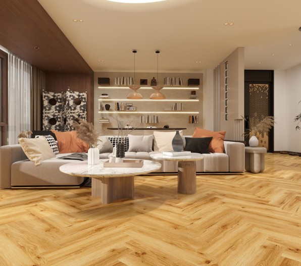 Raunch Oak Herringbone SPC