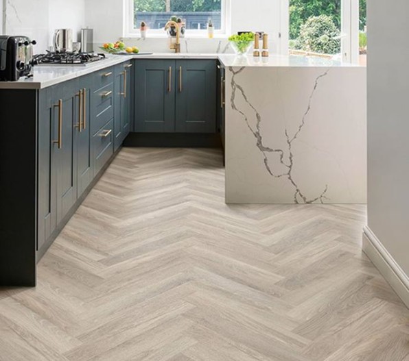 Light Ash SPC Herringbone